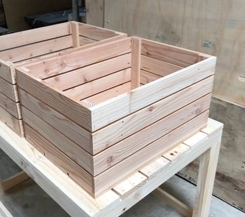 THÙNG GỖ PALLET 50X35X25 - ảnh 1